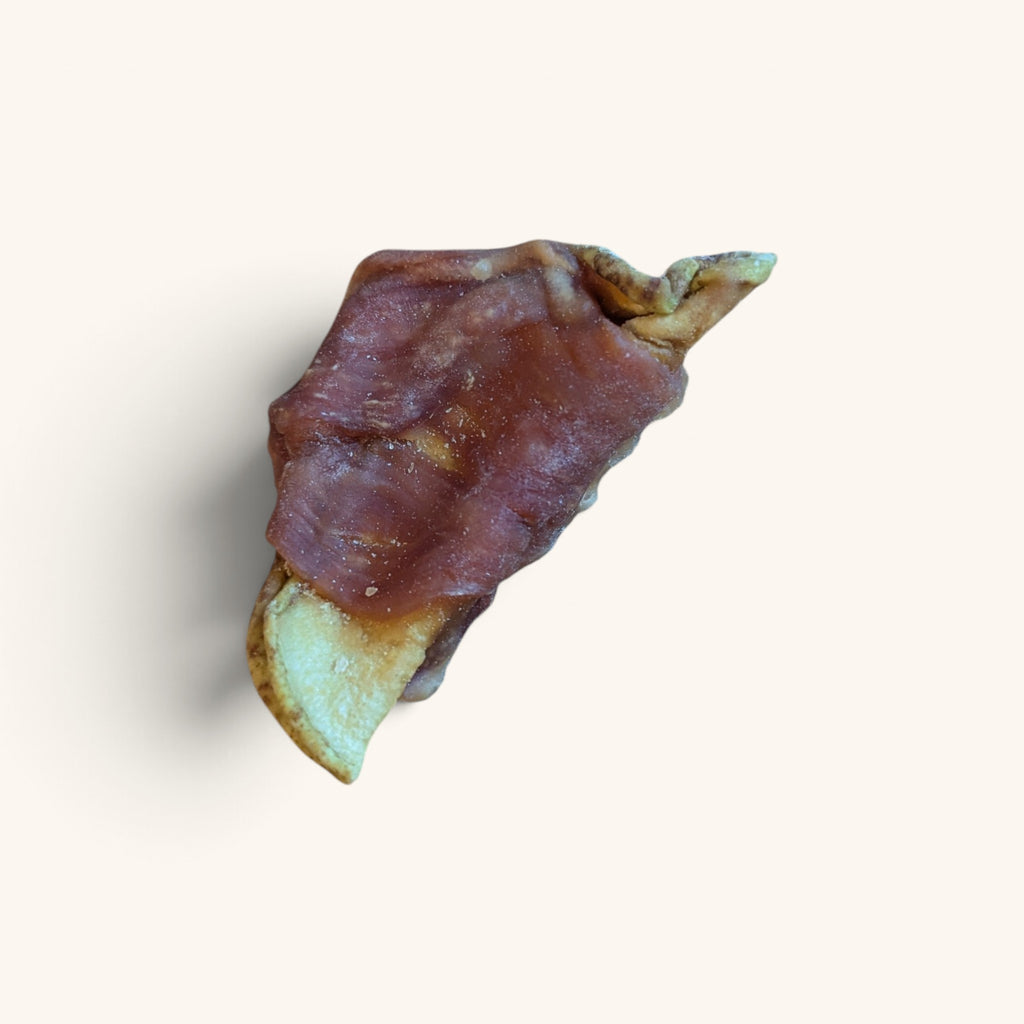 Duck wrapped Snow Pear