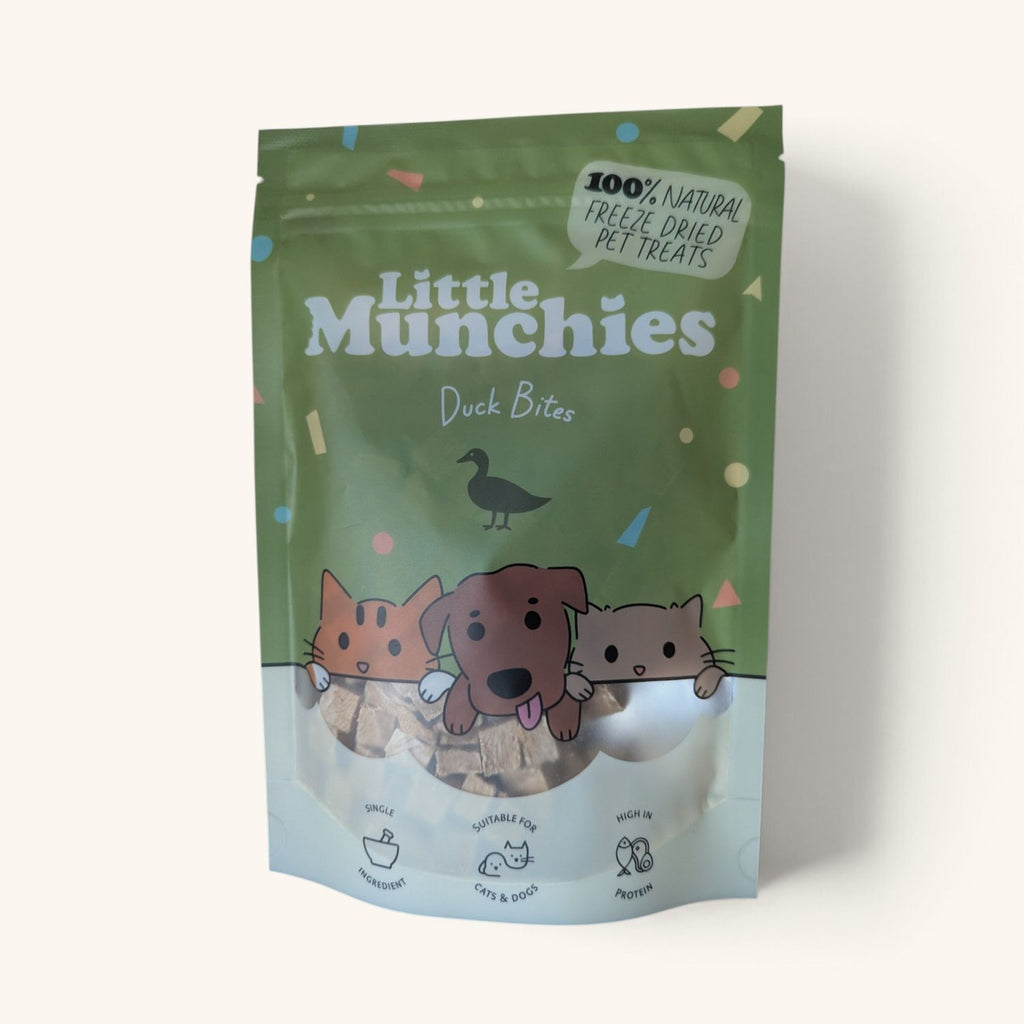 Freeze dried duck bites 50g