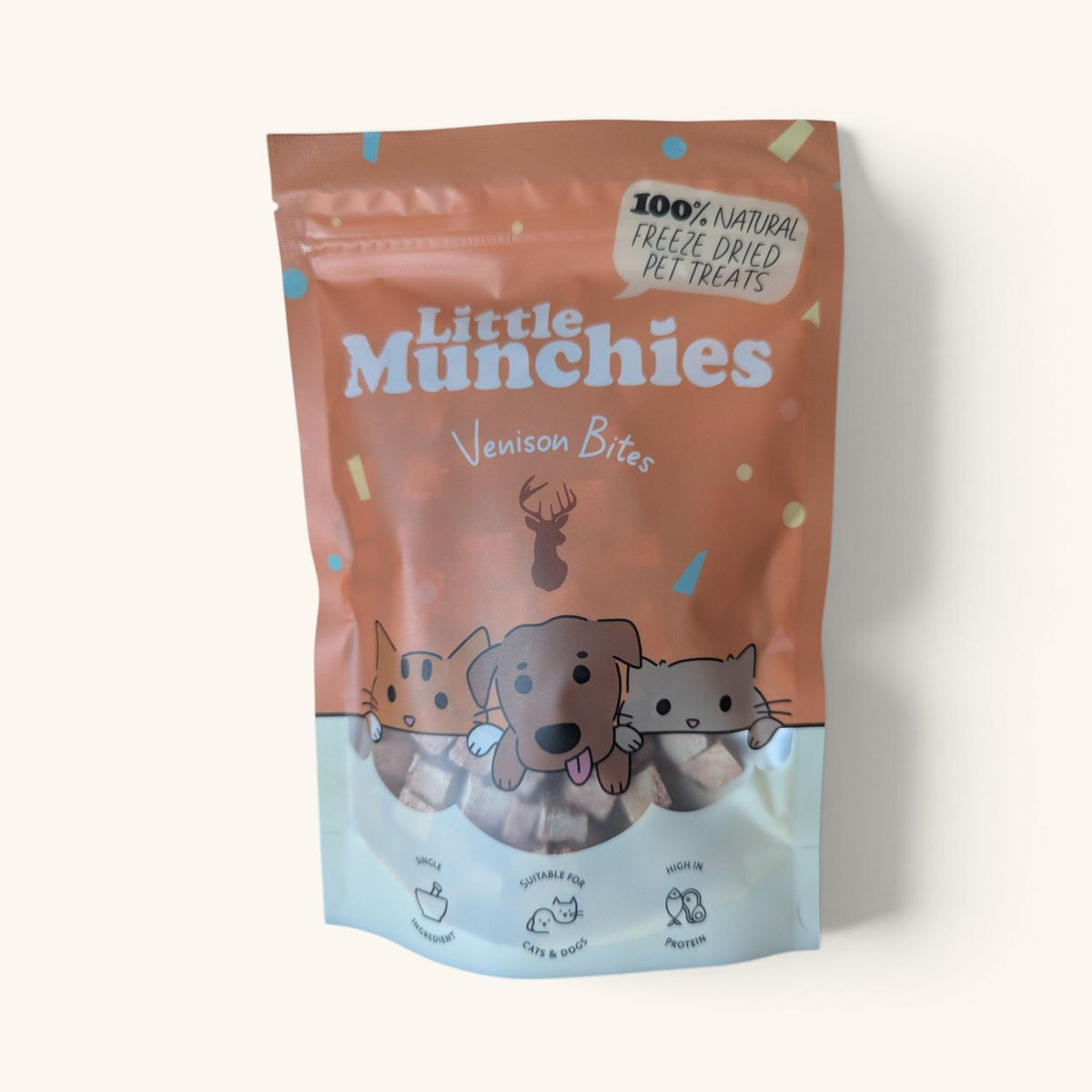 Freeze dried venison bites 40g