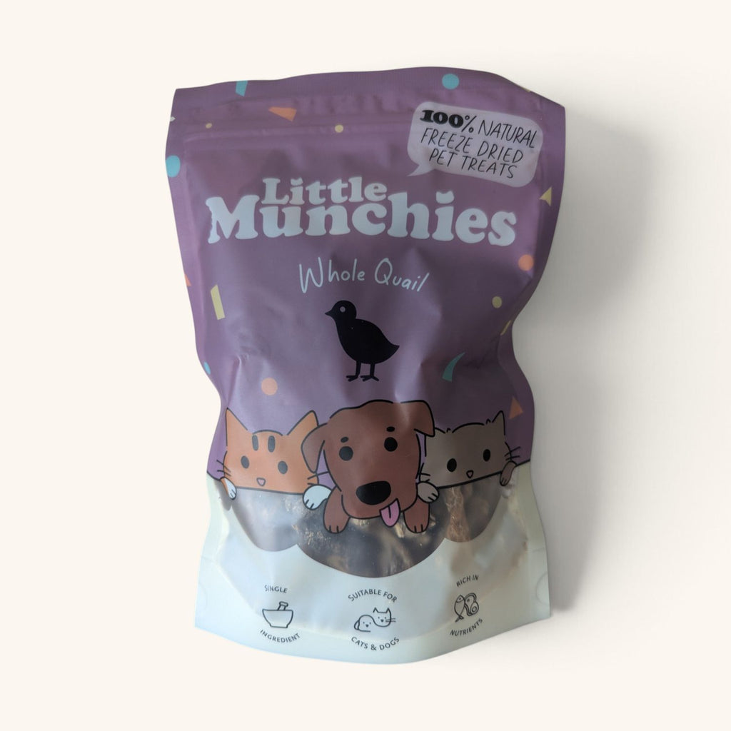 Freeze dried whole quail 40g
