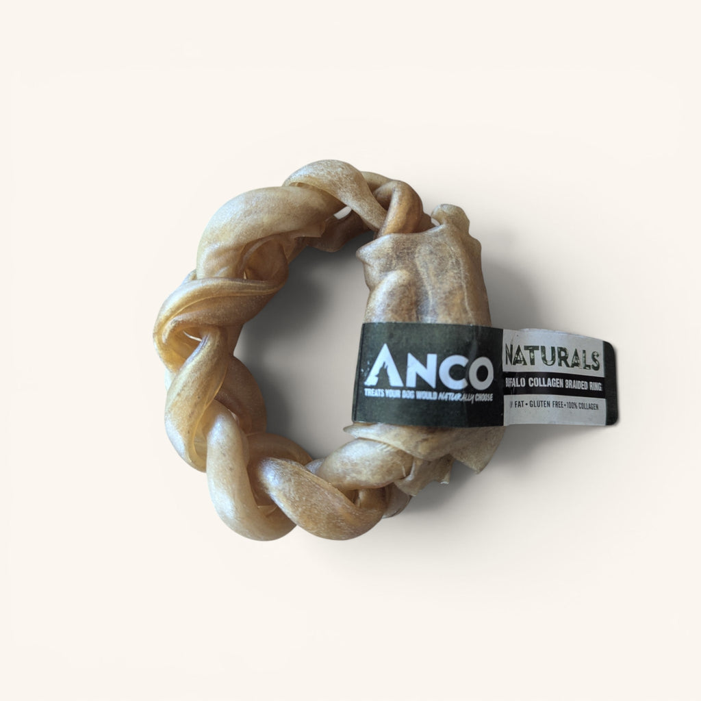 Buffalo Collagen Braided Rings