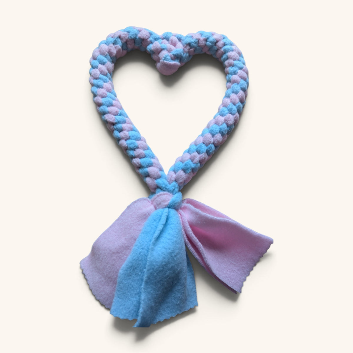 Heart shaped tug toys