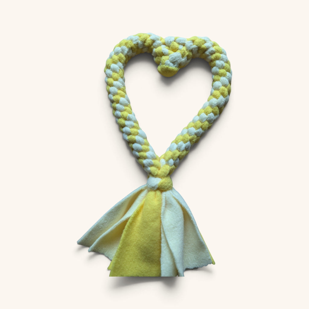Heart shaped tug toys