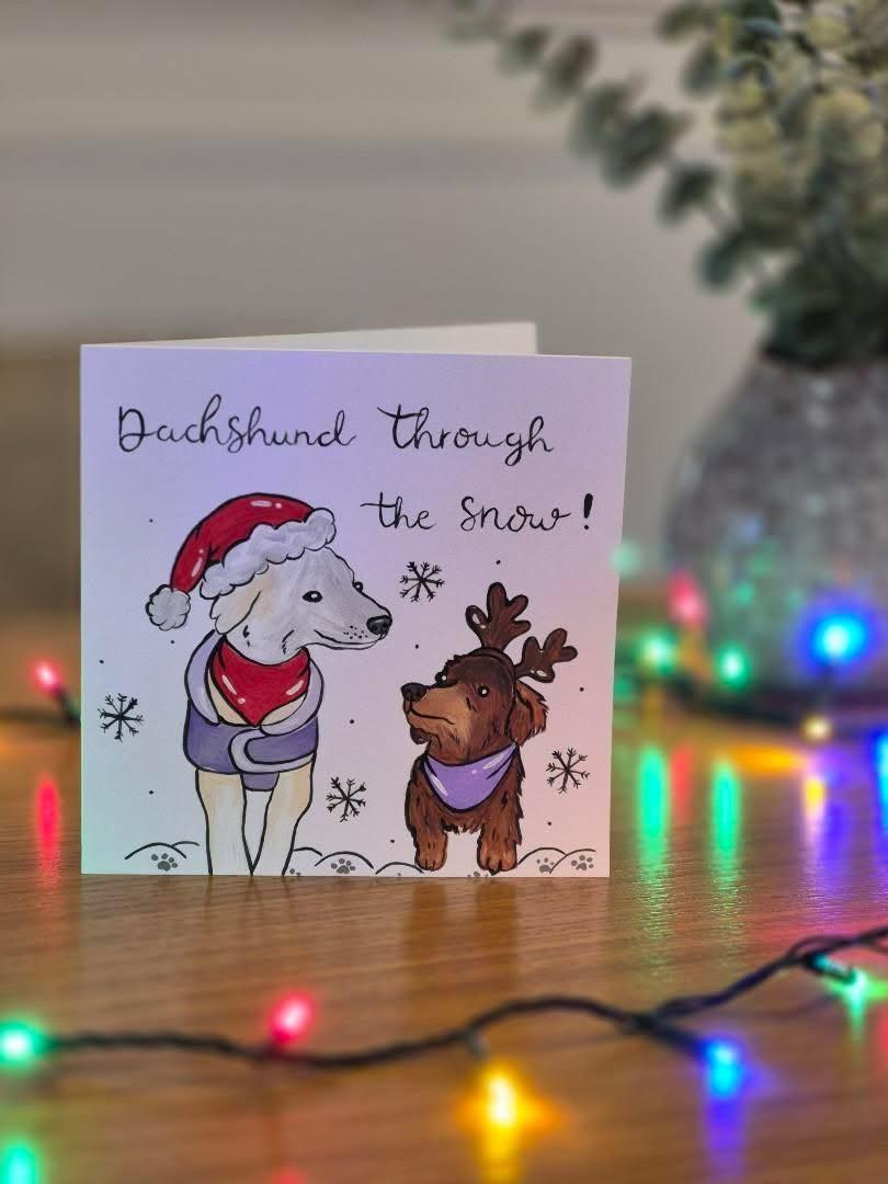Hand painted Christmas cards