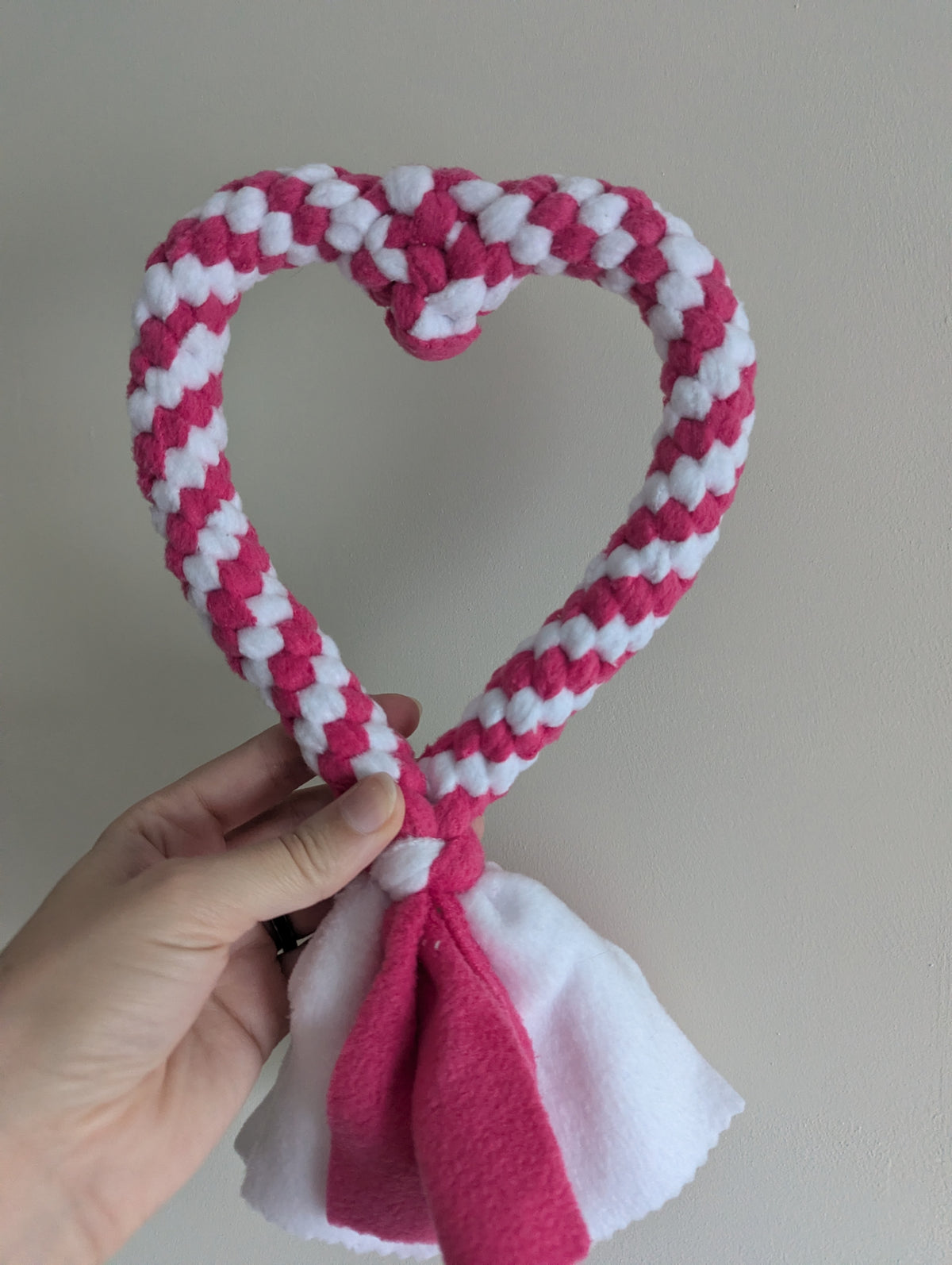 Heart shaped tug toys
