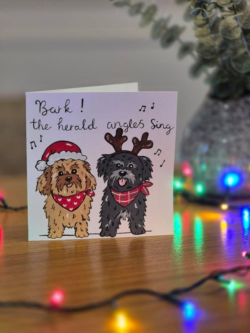 Hand painted Christmas cards