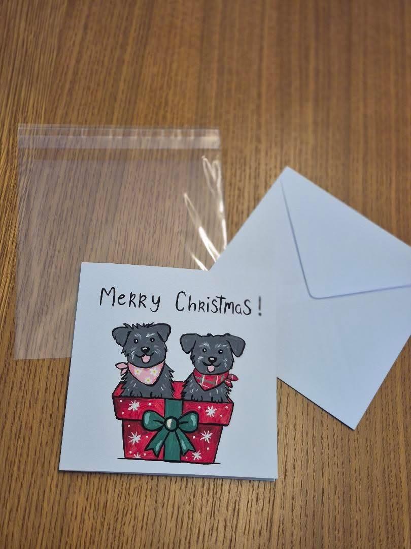 Hand painted Christmas cards